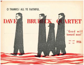 1955 Dave Brubeck Vintage Print Ad 1962