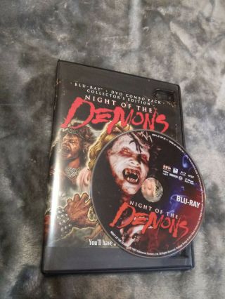 Amelia Kinkade Night Of The Demons Blu - Ray Linnea Quigley Bluray Not Dvd