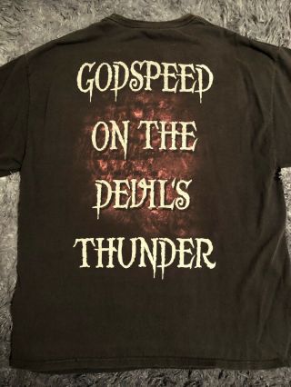 Cradle Of Filth Godspeed On The Devils Thunder Vintage Band T - shirt Shirt XL 3