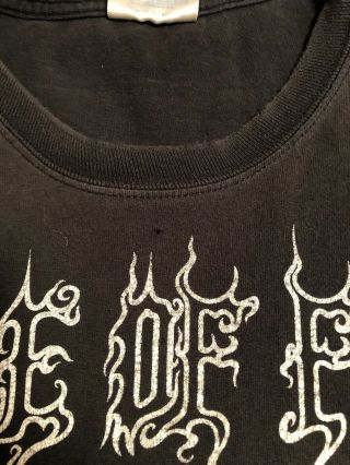 Cradle Of Filth Godspeed On The Devils Thunder Vintage Band T - shirt Shirt XL 5