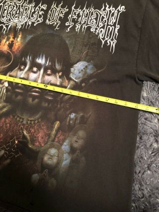 Cradle Of Filth Godspeed On The Devils Thunder Vintage Band T - shirt Shirt XL 7