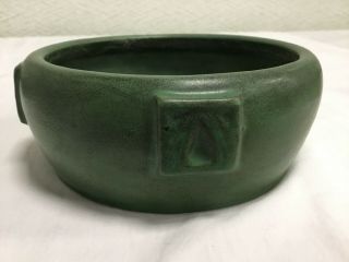 Arts And Crafts Pottery Matte Green Glaze Planter Zanesville Weller Roseville 8