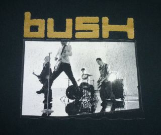 Vintage Bush Rock Band 2002 Golden State Tour T Shirt Size M - Gavin Rossdale
