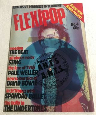 ADAM and the ANTS Treasure Trove:Flexipop,  Tour Book,  Stand and Deliver POSTER 2