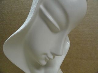 Serena Ceramic Head Bust China Craft California Originals Mid - Century Modern 4