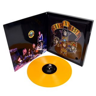 Guns N Roses Collectible 2009 Bravado GNR Yellow Vinyl LP Record/Shirt Box Set - S 2