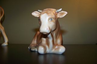 Vintage Hummel / Goebel Nativity Ox Cow Figurine 214/k