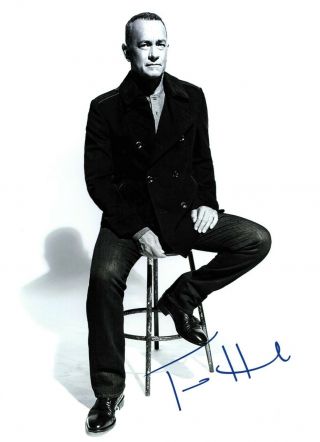 Tom Hanks Autographed Signed Photo 8 X 12