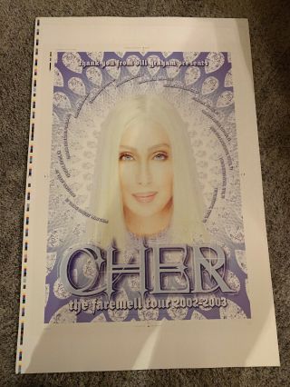 Cher Farewell Tour 2000 To 2003 Poster Print