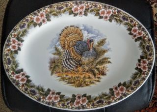 Churchill Wildlife Oval Turkey Serving Platter