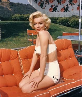 Marilyn Monroe - In A White Swimsuit