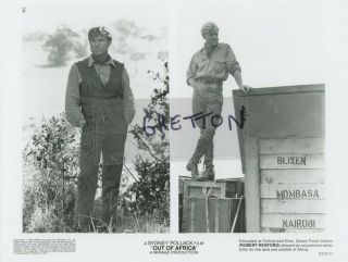 Robert Redford In The Film Out Of Africa Rare Photo