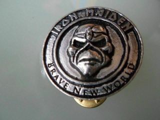 Iron Maiden - Pewter Tour Pin Badge - Brave World