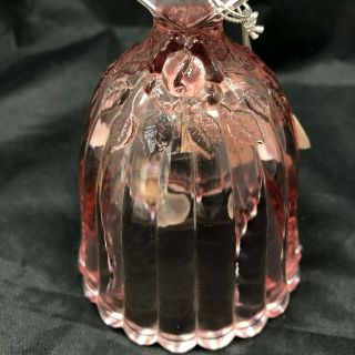 Fenton Art Glass Pink Heart 5 1/4 
