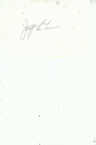 Jerry Lee Lewis Signed Autigraph On Card & Two Preprint Signatures On Photos