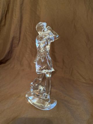 Waterford Crystal Female Lady Golfer Figurine