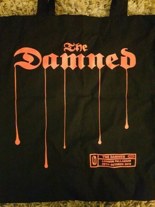 The Damned Tote Bag London Palladium 2019 Night Of A Thousand Vampires