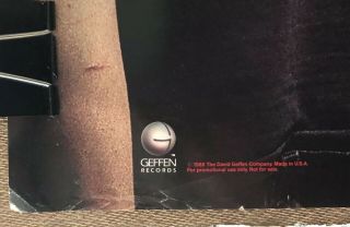 Vintage 1988 Guns N’ Roses Promotional Poster Geffen Records Rare 2