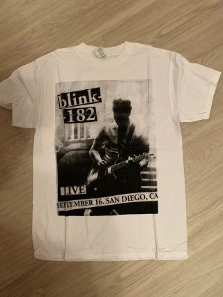 Blink 182 2009 Reunion Tour Le /182 Medium T Shirt 9/16/09 San Diego Ca