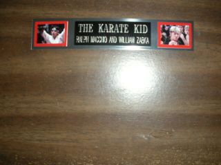 The Karate Kid (movie) Engraved Nameplate For Photo/display/poster