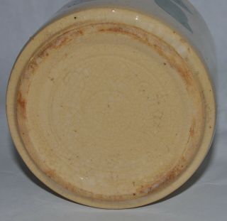 Vintage Watt Pottery Apple 82 Canister Base Utensil Crock Over Ware 4
