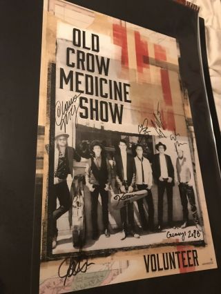 Signed old crow medicine show poster 7