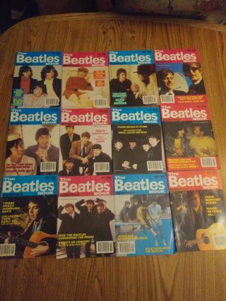 ‘the Beatles Monthly Books’ Complete Set Of U.  K.  1998 Issues In -