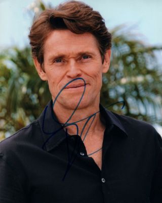 Willem Dafoe Actor Hand Signed 8x10 Autographed Photo Look