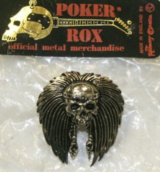Poker Rox The Almighty Pin Clasp Rare Pc163