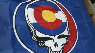 Grateful Dead Colorado State Flag Steal Your Nuggets Banner Wall Tailgate 3