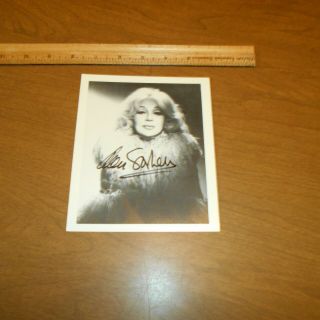 Ann Sothern Was An American Actress Hand Signed 5.  5 X 6.  5 Photo