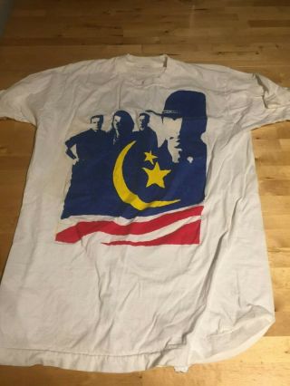U2 - 1989 Love Comes To Town Tour With B.  B.  King T - Shirt - Size: L