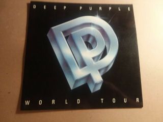 Deep Purple Perfect Strangers Tour Program Book Shape