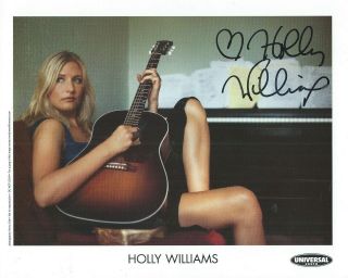 Holly Williams Autograph 8 X 10