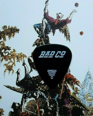 Bad Company Simon Kirke Black Guitar Pick