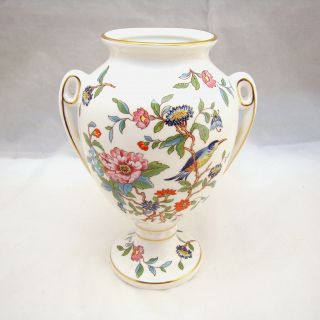 Aynsley Bone China Pembroke Handled Medium Covered Urn/vase 7 1/4 " Missing Lid
