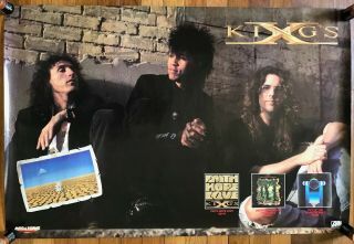 King ' s X Faith Hope Love RARE double sided promo poster 1990 3