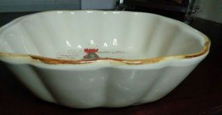 Sur La table Italian Ceramic ROOSTER SCRIPT 10 5/8 
