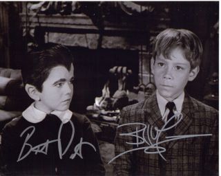 Butch Patrick Bill Mumy The Munsters Signed By Both 8x10 Photo With