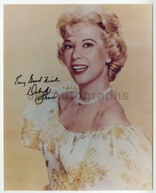 Dinah Shore - American Singer And Actress - Signed 8x10 Photograph