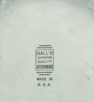Hall’s Pottery Covered Casserole Dish Orange Poppy Design Vintage USA made 8