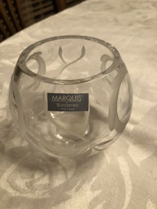 Marquis By Waterford Crystal Votive Candle Holder Signed