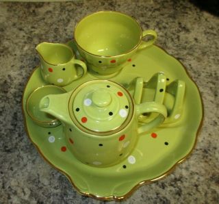1955 Vintage Breakfast For One Set Old Foley From James Kent,  England Great Gift