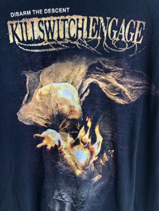 Killswitch Engage Disarm The Descent Black 2013 Tour T - Shirt Size 2xl