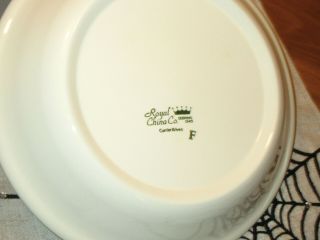 Royal China Currier and Ives ceramic Hostess pie baker GREEN 