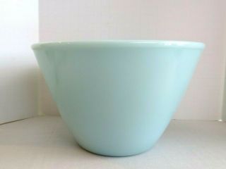 Vintage Fire King Turquoise Blue 2 Quart Mixing Bowl Signed