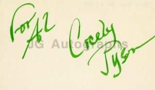 Cicely Tyson - Primetime Emmy Award Winning Actress - Signed Card