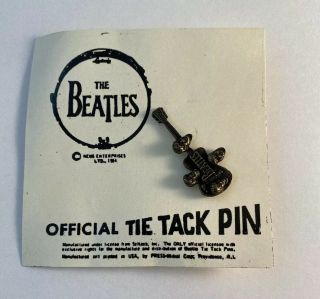 Vintage 1964 The Beatles,  Guitar Tie Tack
