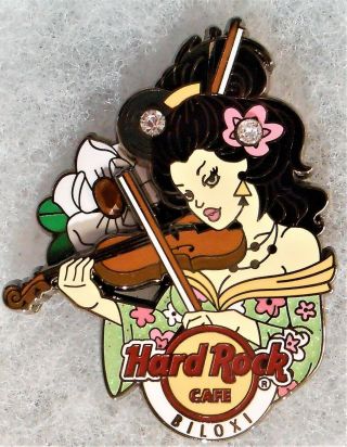 Hard Rock Cafe Biloxi Sexy Anime Girl Series Playing Violin Pin 91600