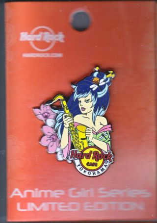Hard Rock Cafe Pin: Yokohama Anime Girl Series Le200